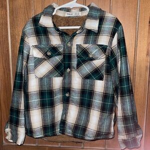 SHEIN kids unisex Shacket 6Y